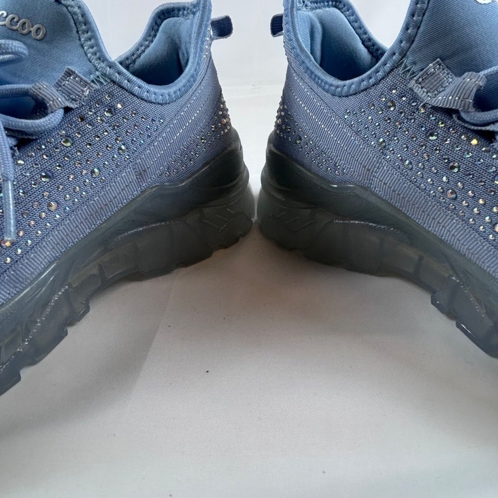 Cuccoo Women's Running‎ Slip In NEW Sz. 10 Light Blue Rhinestone - Picture 7 of 12